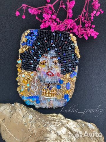 Украшение брошь Юдифъ ручной работы