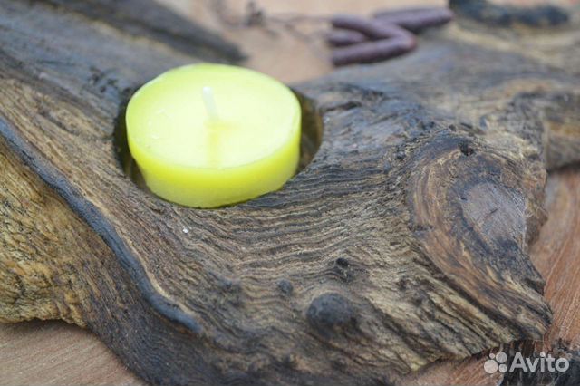 Коряга,подсвечник,дерево,мореный дуб