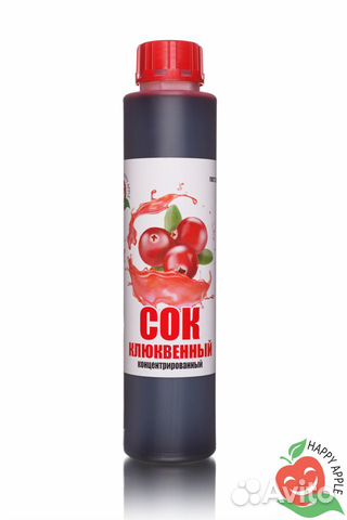 Сок клюквенный концентрированный,1 кг