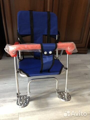 Детские кресла на багажник и спереди велосипеда