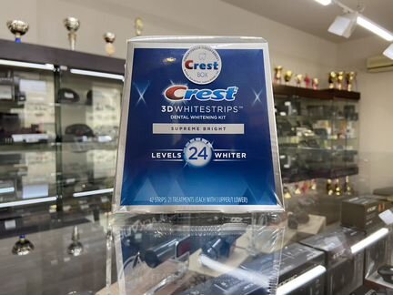 Отбеливающие полоски Crest 3D Supreme Bright
