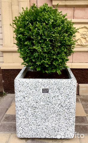 Вазон (кашпо, горшок) для цветов и растений Cube S