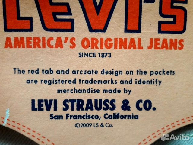 Джинсы 501 Levis Capital E. W32. Made in USA