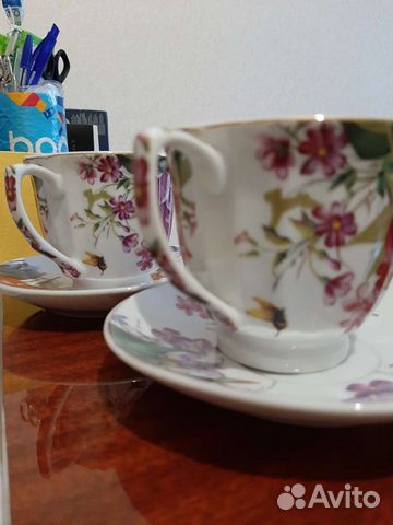 Чайная чашка с блюдцем