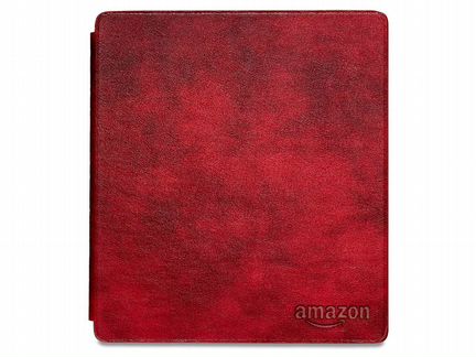 Обложка для Kindle Oasis красная кожаная
