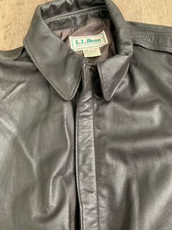 Кожаная куртка L.L Bean made IN USA