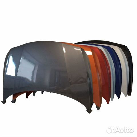 Hyundai Solaris Kia Rio капот в цвет кузова