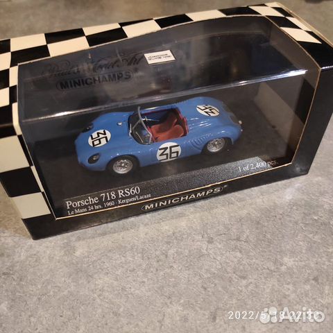 Minichamps porsche 718 rs 60