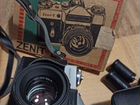 Плёночный фотоаппарат Зенит объектив Гелиос 44 объявление продам