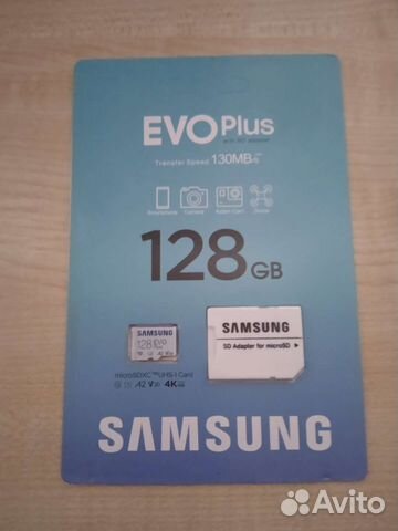 Карта памяти Samsung micro sdxc 128 GB