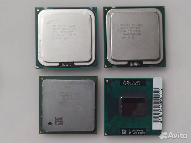 Процессоры Intel разные