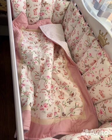 Бортики в кроватку новые