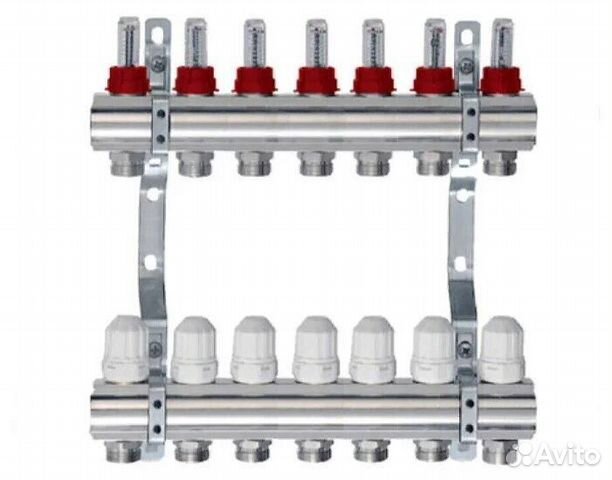 Коллектор на теплый пол на 7 вых