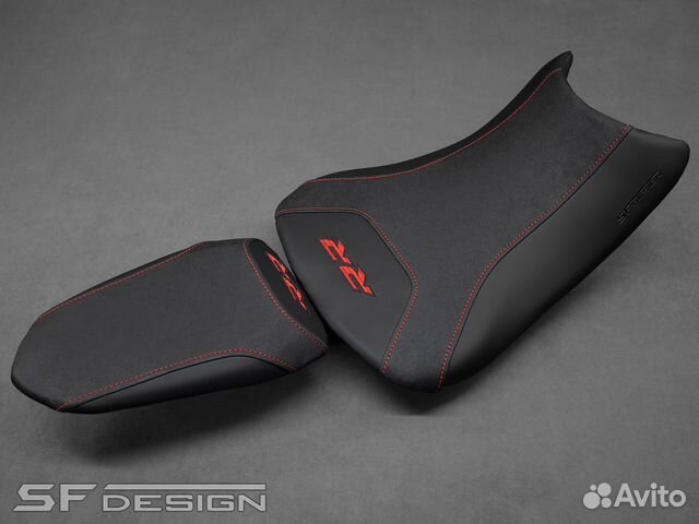 Сиденье для BMW S1000R/RR Red Logo Fresh Style