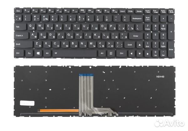 Клавиатура Lenovo Ideapad 700-15ISK c подсветкой