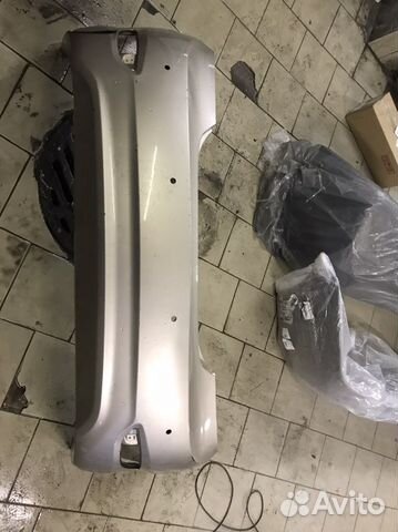 Бампер задний 86611-4L000 Hyundai solaris 1