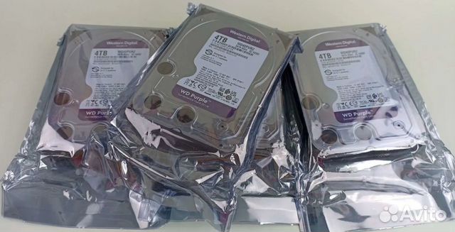 4 тб Жесткий диск WD Purple 10 шт