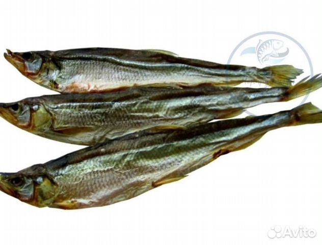 Рыба вяленая с икрой (корюшка)