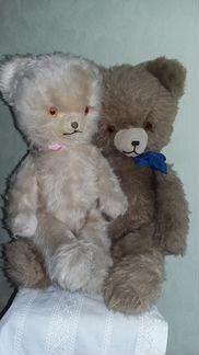 Винтажные мохеровые медведи. Германия