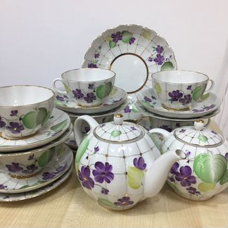 Чайный сервиз ифз(лфз) рис. «Лесная фиалка»