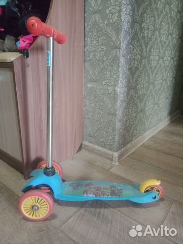 Самокат детский трехколесный бу