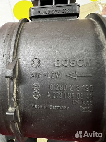 Расходомер воздуха 0280218190