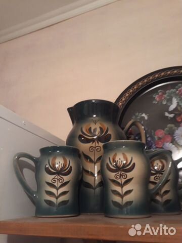 Набор для напитков. Керамика. Фаянс. Стекло