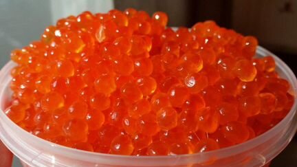 Красная икра кета