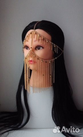 Маска из цепей/никаб/бурга