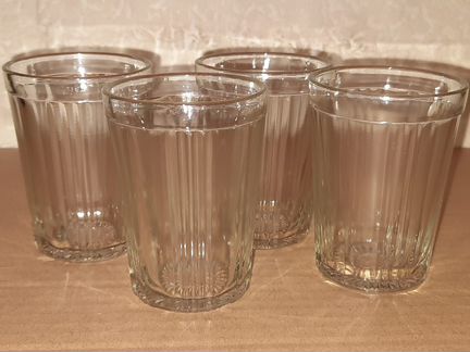 Стопки граненые. СССР. 4шт. 100 мл