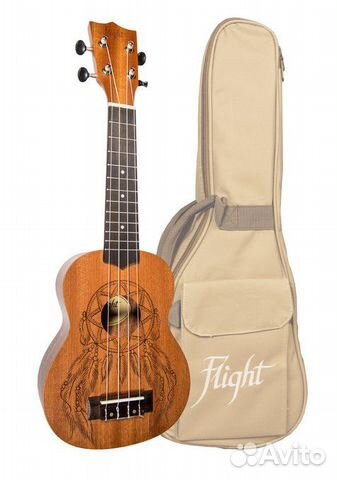 Укулеле flight NUS350 DC сопрано.рисунок Л