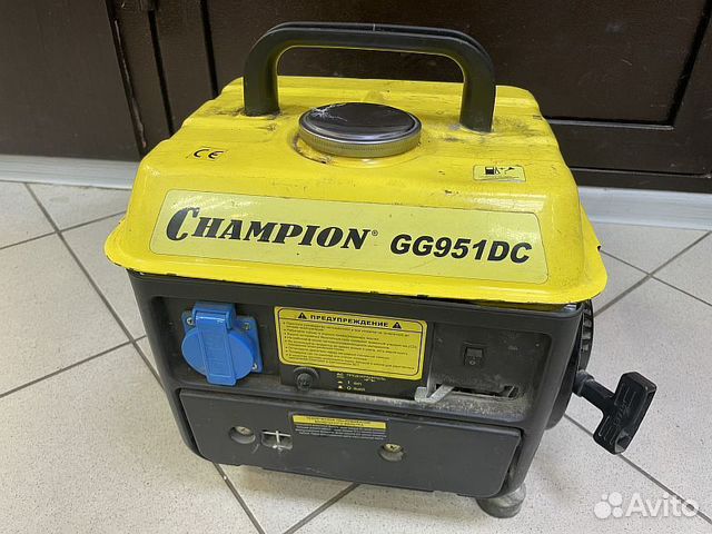 Бензиновый генератор champion gg951dc