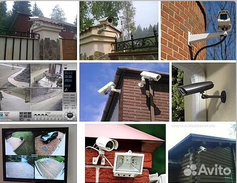 Установка видеонаблюдения. 4 камеры 