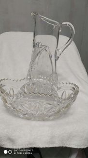 Ваза,конфетница, хрусталь