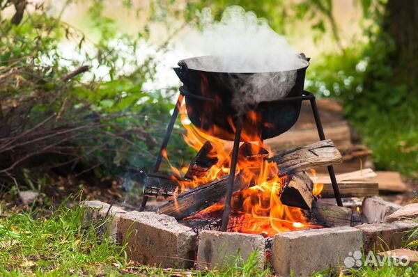 Обжиг казана