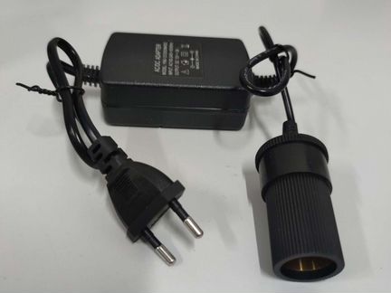 Блок питания с гнездом прикуривателя до 2А