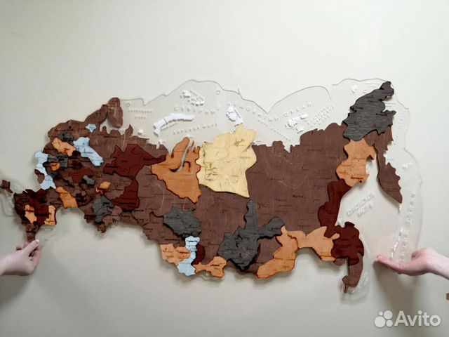 Настенная карта России