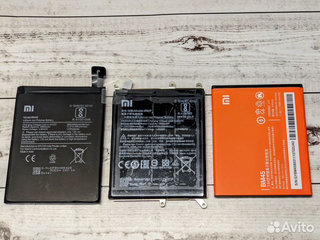 Аккумуляторы для Xiaomi новые в наличии в Перми