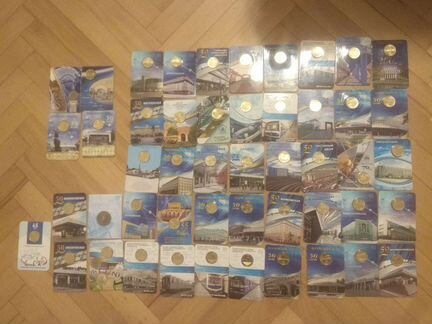 Полная коллекция юбилейных жетонов метро спб