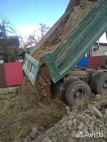Котлованный грунт камазом