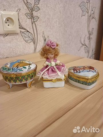 Шкатулки фарфоровые