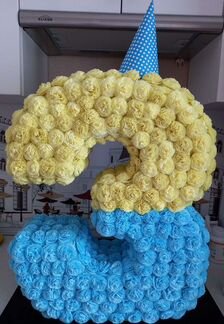 Цифра 3 декор