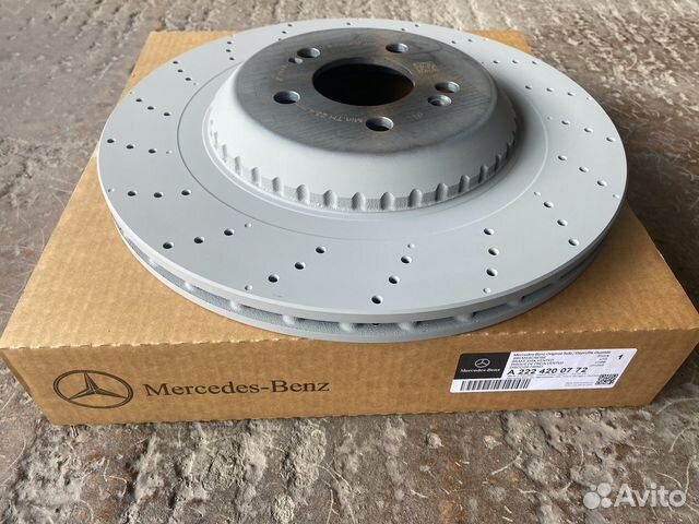 Тормозные диски A2224200772 на Mercedes W222 | Объявление на Авито