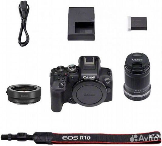 Canon EOS R10 KIT 18-150MM + адаптер EF-EOS R