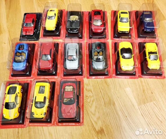 Все вместе по 600 Модели Ferrari 1:43 из журнально