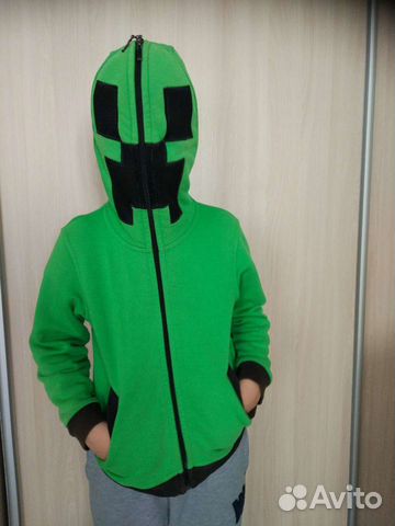 Толстовка скрипер Minecraft
