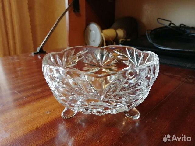Хрустальная конфетница (салатница) СССР