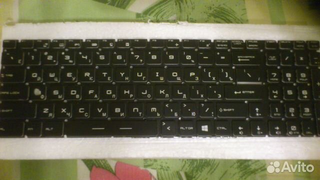 Клавиатура ноута MSI V143422FK1, Tosh 9Z.N7SSQ.001