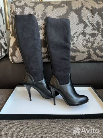 Новые сапоги 37,5 38 Halmanera Италия кожа замша