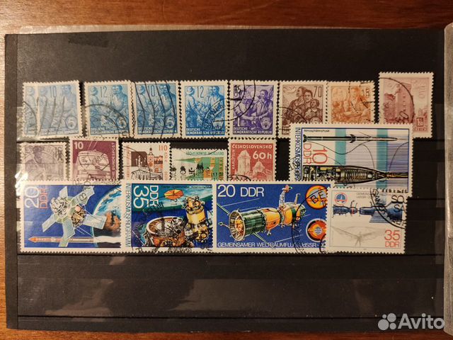 М1. Марки США, Италия, Франция, Канада, Корея, гдр